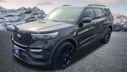 AGATE BLACK METALLIC 2023 Ford Explorer ST-Line