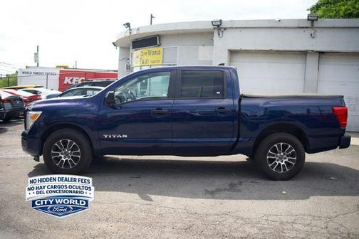 Deep Blue Pearl 2023 Nissan Titan SV