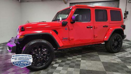 Firecracker Red Clearcoat 2025 Jeep Wrangler 4xe Sahara