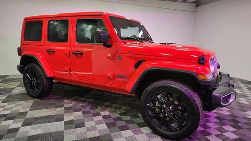 Firecracker Red Clearcoat 2025 Jeep Wrangler 4xe Sahara