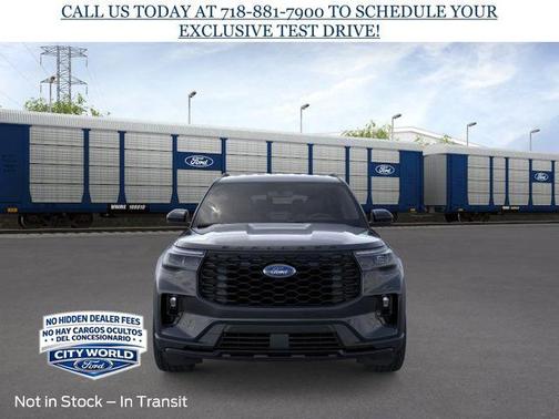 AGATE BLACK METALLIC 2026 Ford Explorer ST-Line