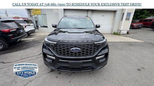 AGATE BLACK METALLIC 2023 Ford Explorer ST-Line