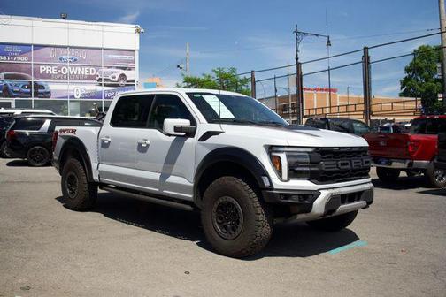 SPACE WHITE METALLIC 2025 Ford F-150 Raptor