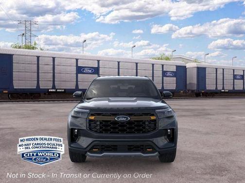 Agate Black Metallic 2026 Ford Explorer Tremor