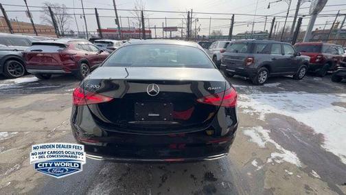 Black 2025 Mercedes-Benz C-Class C 300 4MATIC