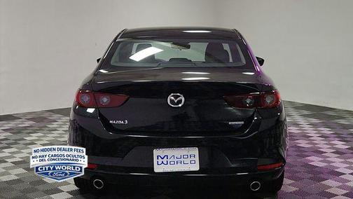 Jet Black Mica 2025 Mazda Mazda3 FWD w/Preferred Package