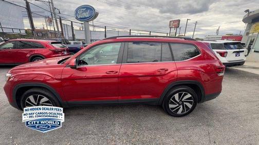 Aurora Red Metallic 2024 Volkswagen Atlas 2.0T SE w/Technology 4MOTION