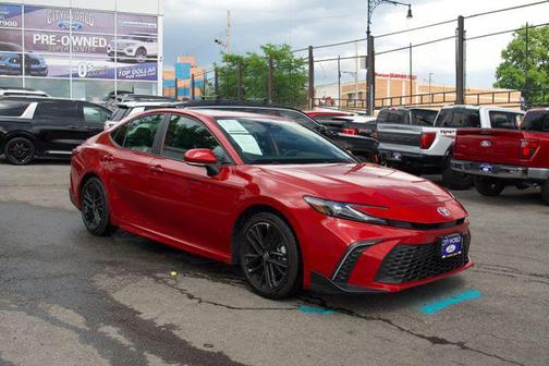 Supersonic Red 2025 Toyota Camry SE