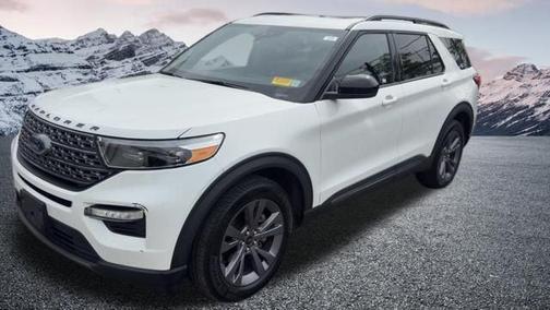 STAR WHITE MET TRI-COAT 2023 Ford Explorer XLT
