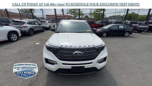 STAR WHITE MET TRI-COAT 2023 Ford Explorer XLT