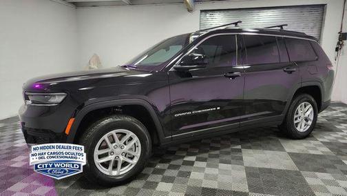 Diamond Black Crystal Pearlcoat 2025 Jeep Grand Cherokee L Laredo