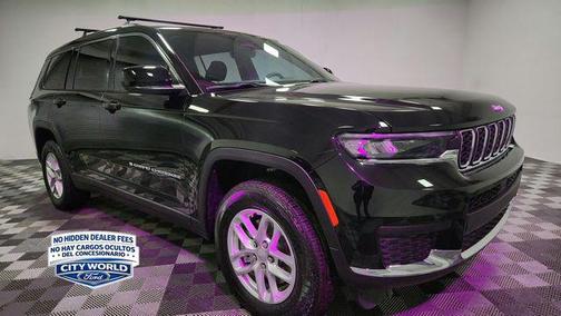 Diamond Black Crystal Pearlcoat 2025 Jeep Grand Cherokee L Laredo