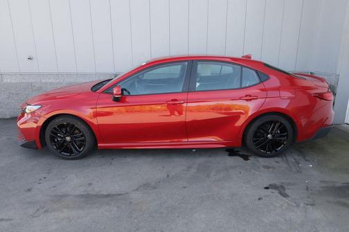 Supersonic Red 2025 Toyota Camry SE