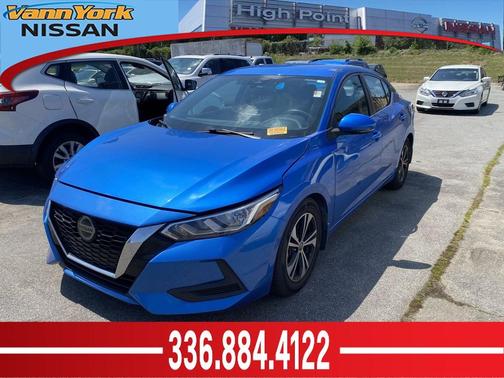 Electric Blue Metallic 2020 Nissan Sentra SV
