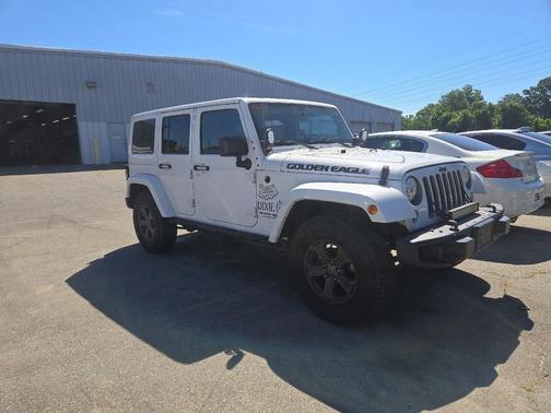 Bright White Clearcoat 2018 Jeep Wrangler JK Unlimited Golden Eagle