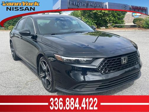 Crystal Black Pearl 2024 Honda Accord Hybrid Sport