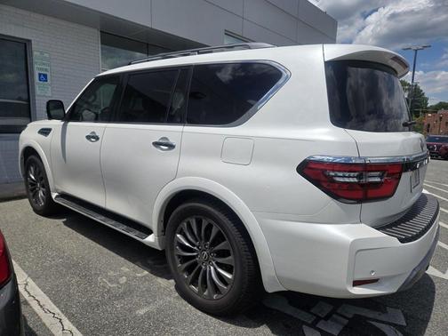 Aspen White Tricoat 2023 Nissan Armada Platinum 4WD