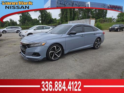 Sonic Gray Pearl 2021 Honda Accord Sport 1.5T