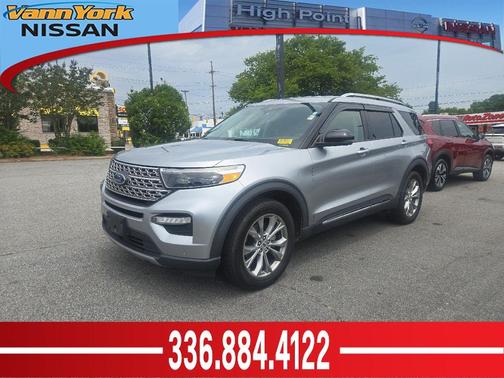Iconic Silver Metallic 2021 Ford Explorer Limited