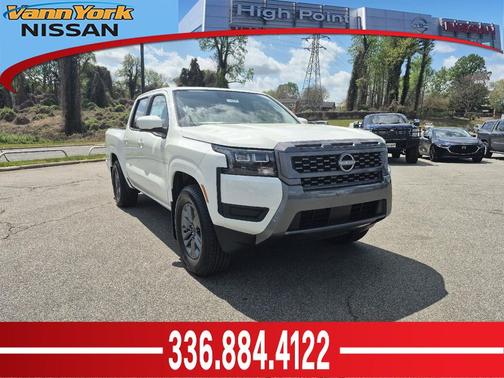 GLACIER WHT 2026 Nissan Frontier SV