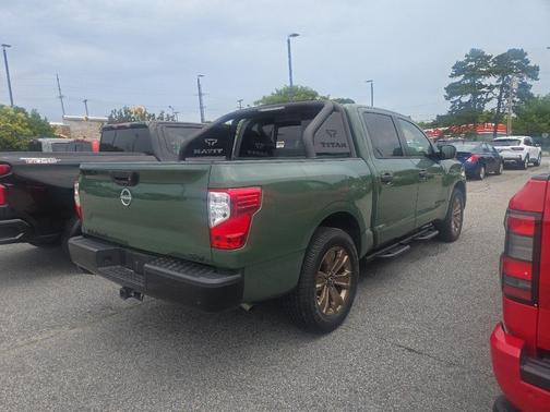 Tactical Green Metallic 2024 Nissan Titan SV