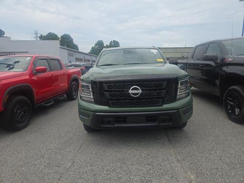 Tactical Green Metallic 2024 Nissan Titan SV