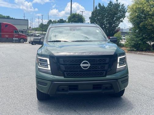 Tactical Green Metallic 2024 Nissan Titan SV