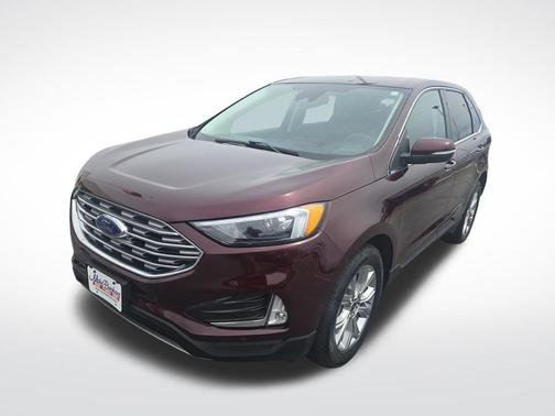 Burgundy Velvet Metallic Tinted Clearcoat 2023 Ford Edge Titanium