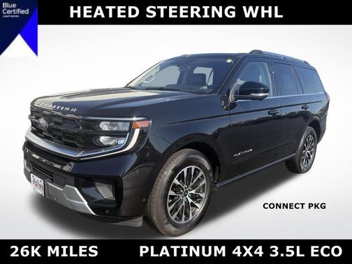 Agate Black Metallic 2025 Ford Expedition Platinum