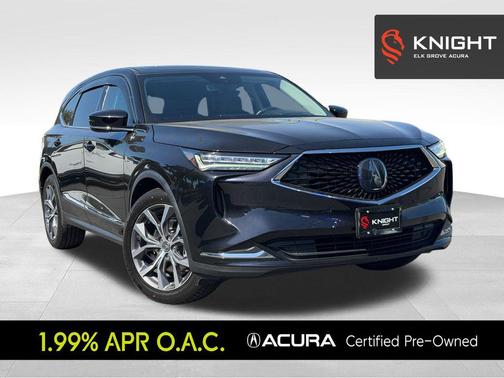 Black 2022 Acura MDX Technology Package