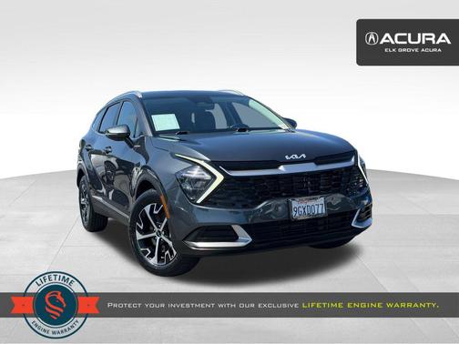 Gravity Gray 2023 Kia Sportage Hybrid EX