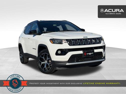 Bright White Clearcoat 2024 Jeep Compass Limited