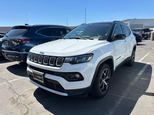 Bright White Clearcoat 2024 Jeep Compass Limited