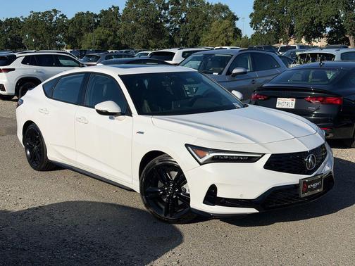 Platinum White 2026 Acura Integra FWD A-Spec with Technology