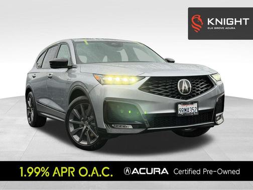 Lunar Silver Metallic 2025 Acura MDX A-SPEC
