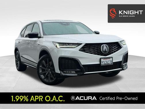 Platinum White Pearl 2025 Acura MDX A-SPEC