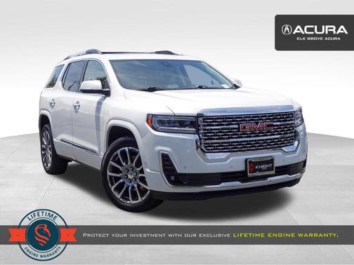 White Frost Tricoat 2022 GMC Acadia Denali