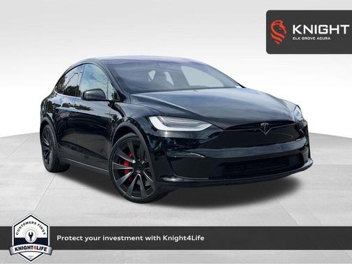 Solid Black 2023 Tesla Model X Plaid Tri Motor All-Wheel Drive