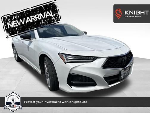 Platinum White Pearl 2023 Acura TLX Technology
