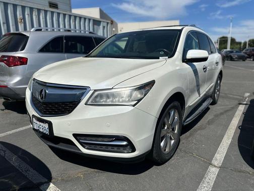 White Diamond Pearl 2016 Acura MDX 3.5L w/Advance Package