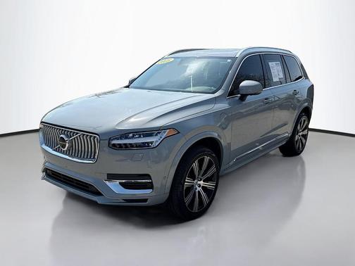 Gray Metallic 2025 Volvo XC90 Plug-In Hybrid T8 Plus 7-Seater