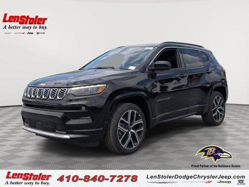 Diamond Black Crystal Pearlcoat 2025 Jeep Compass Limited