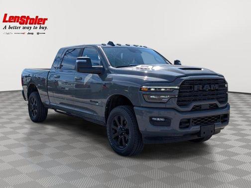 Ceramic Gray Clearcoat 2026 RAM 3500 Laramie Mega Cab 4x4 6'4' Box