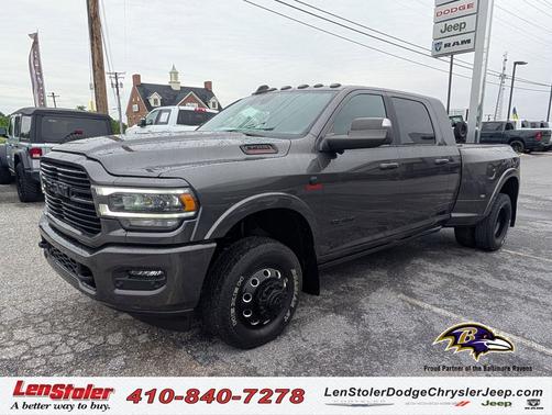 Granite Crystal Metallic Clearcoat 2022 RAM 3500 Laramie Mega Cab 4x4 6'4' Box