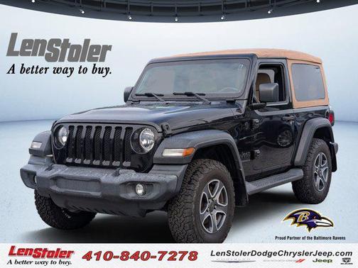 2020 Jeep Wrangler Black and Tan 4X4