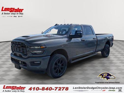 Ceramic Gray Clearcoat 2026 RAM 2500 Black Express Crew Cab 4x4 8' Box