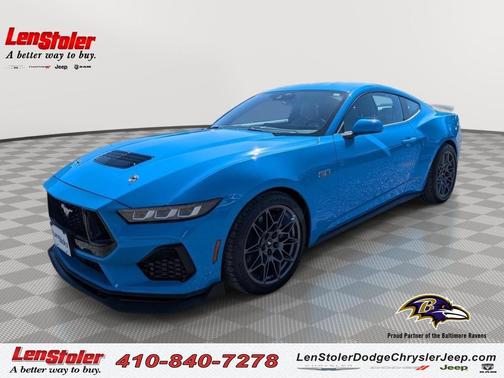 Grabber Blue Metallic 2024 Ford Mustang GT Premium
