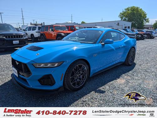 Grabber Blue Metallic 2024 Ford Mustang GT Premium