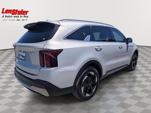 Silky Silver 2025 Kia Sorento Hybrid EX