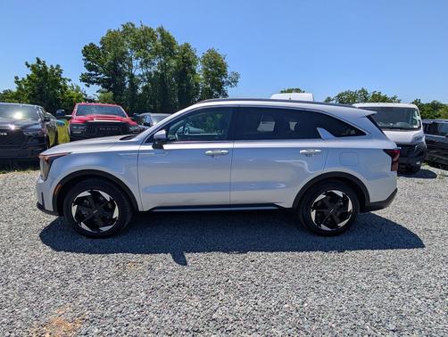 Silky Silver 2025 Kia Sorento Hybrid EX